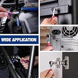 WORKPRO 43-Piece Mini Ratchet Screwdriver Bit Set 1/4" Reversible Torx Phillips view 8