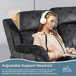 Consofa Zero Gravity Power Reclining Sofa with