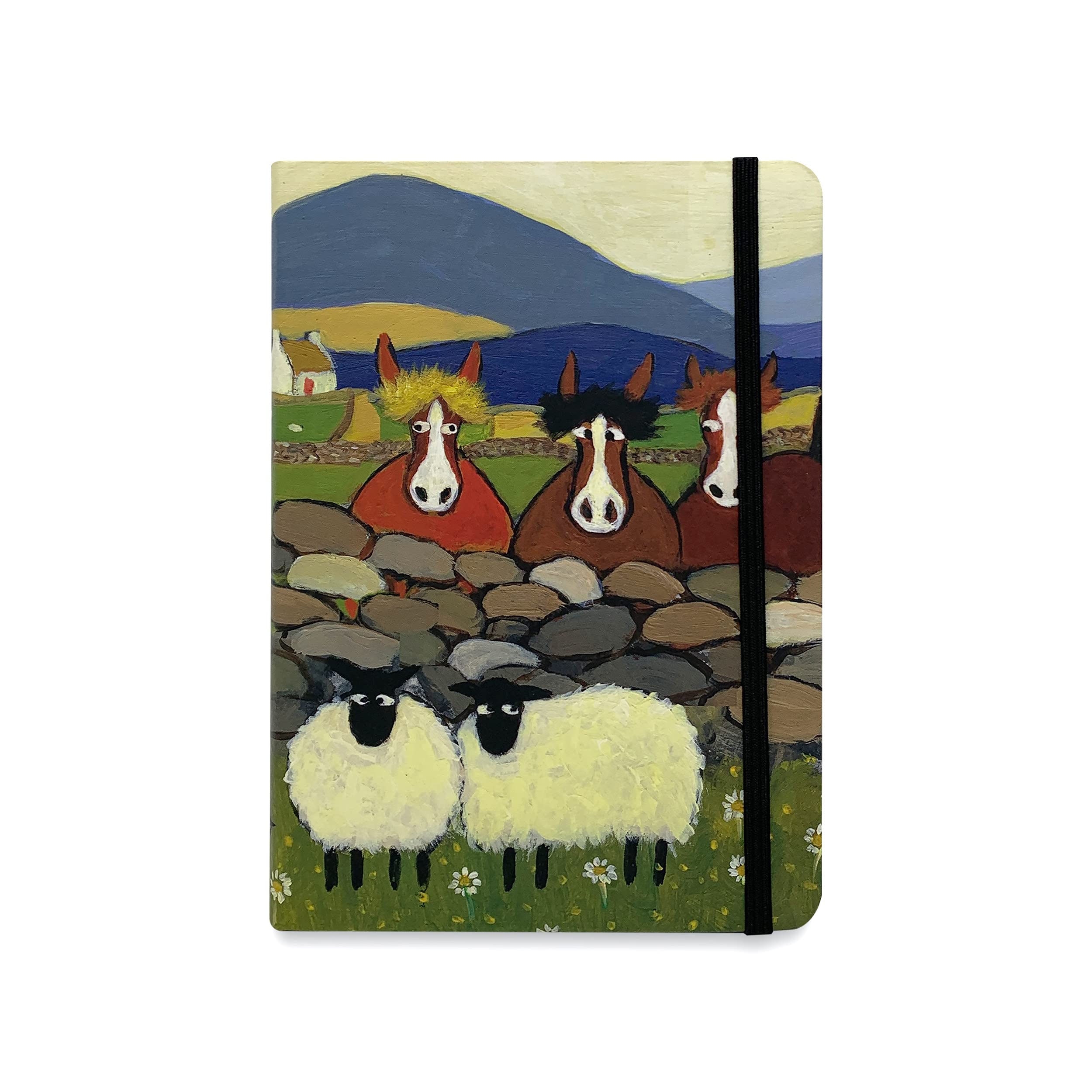 "Nag Nag Nag" Flexible Pocket Notebook by Thomas Joseph - Funny Sheep