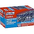 Hefty Basics Freezer Bags/Food Bags Medium 100-count