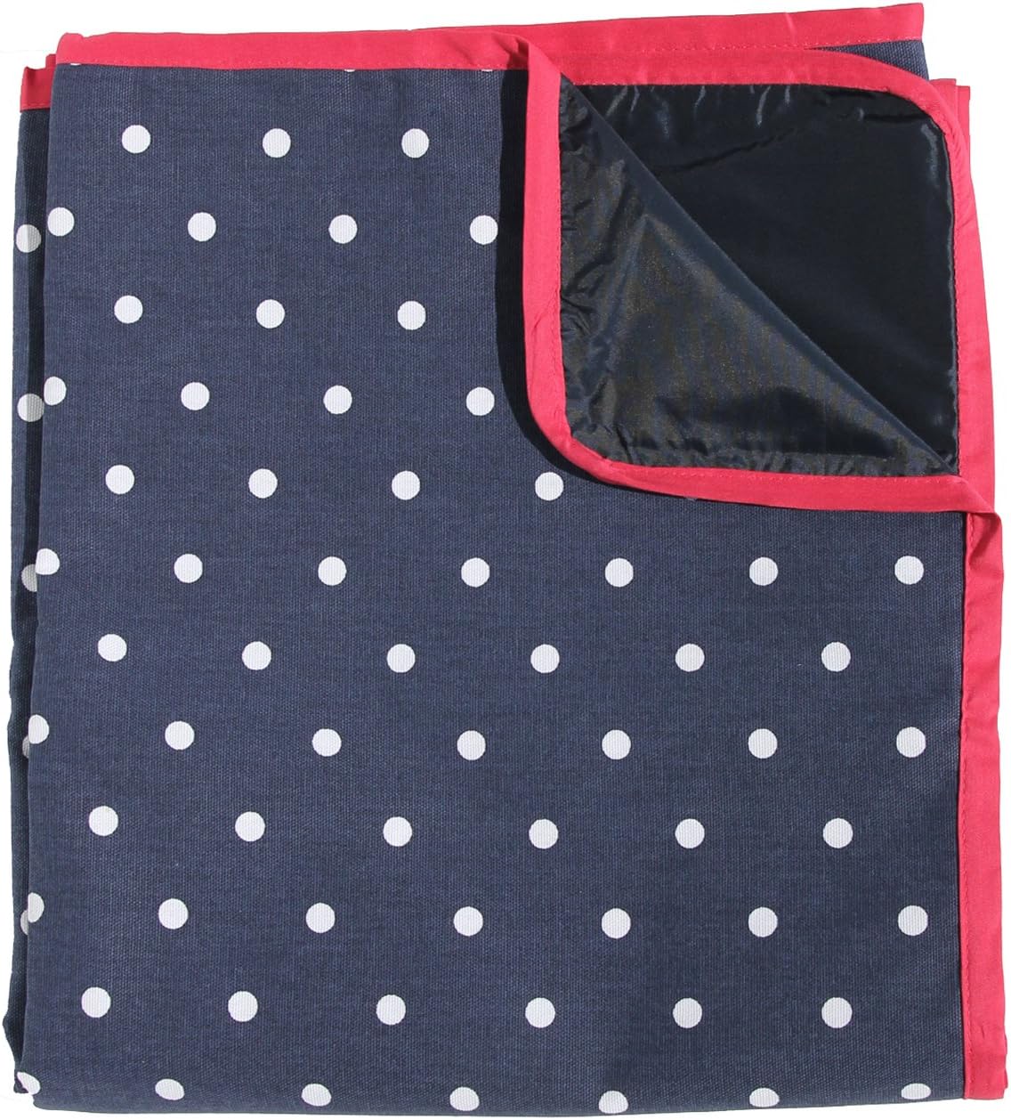 Extra Large Picnic Blanket Navy Polka Dot eBay