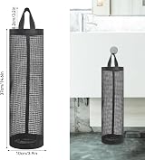 Mozeat Lens 2Pack Grocery Bag Holder - Plastic Bag Storage Organizer view 5