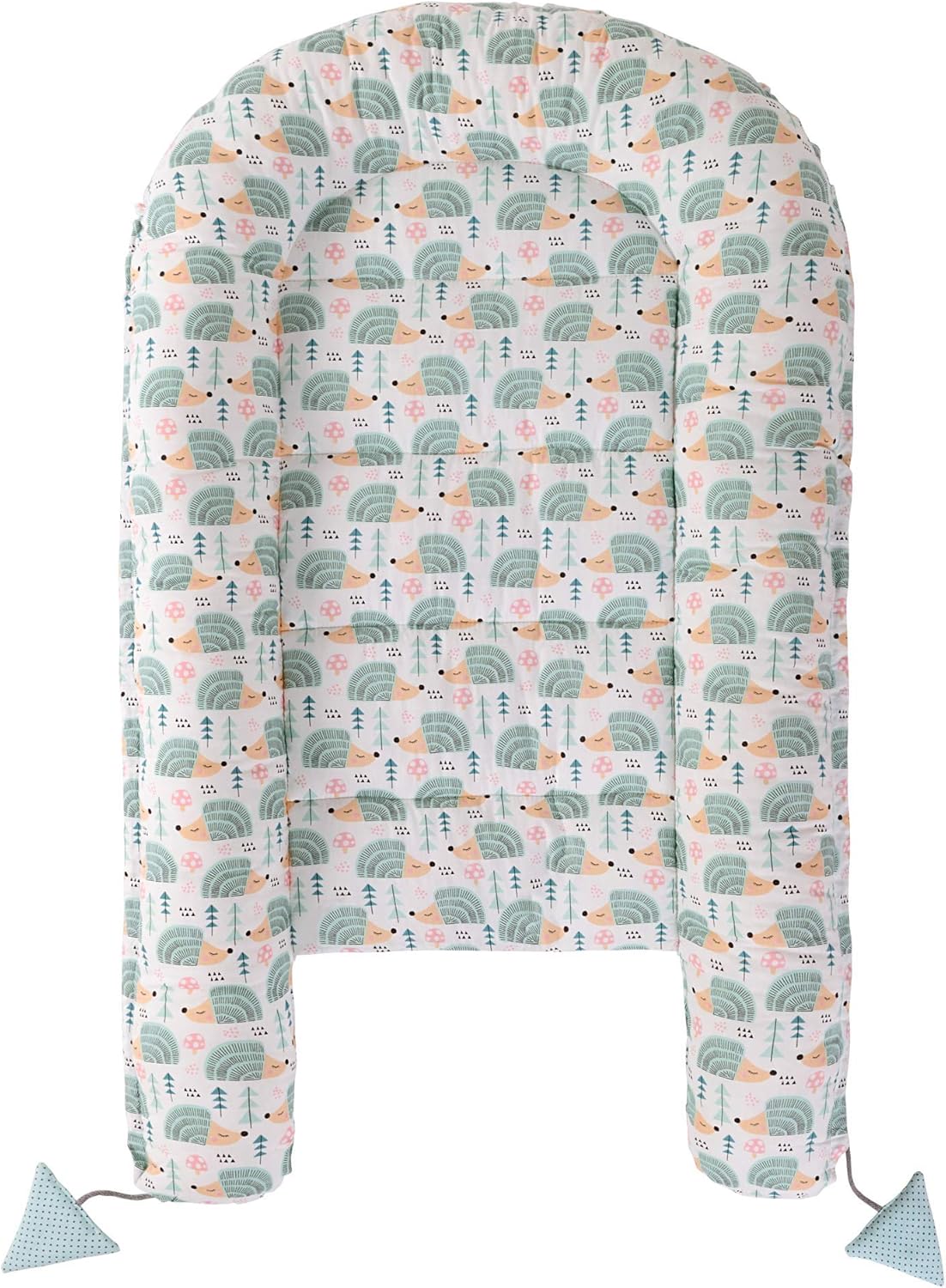 Ropa De Cama 5 Piezas Talla L Juego De Nido De Peluche Con Nido Para Bebe De 90 X 50 Cm 100 Algodon Gris Atrapasuenos Con Minky Gris Cojin Para Bebes Cojin De