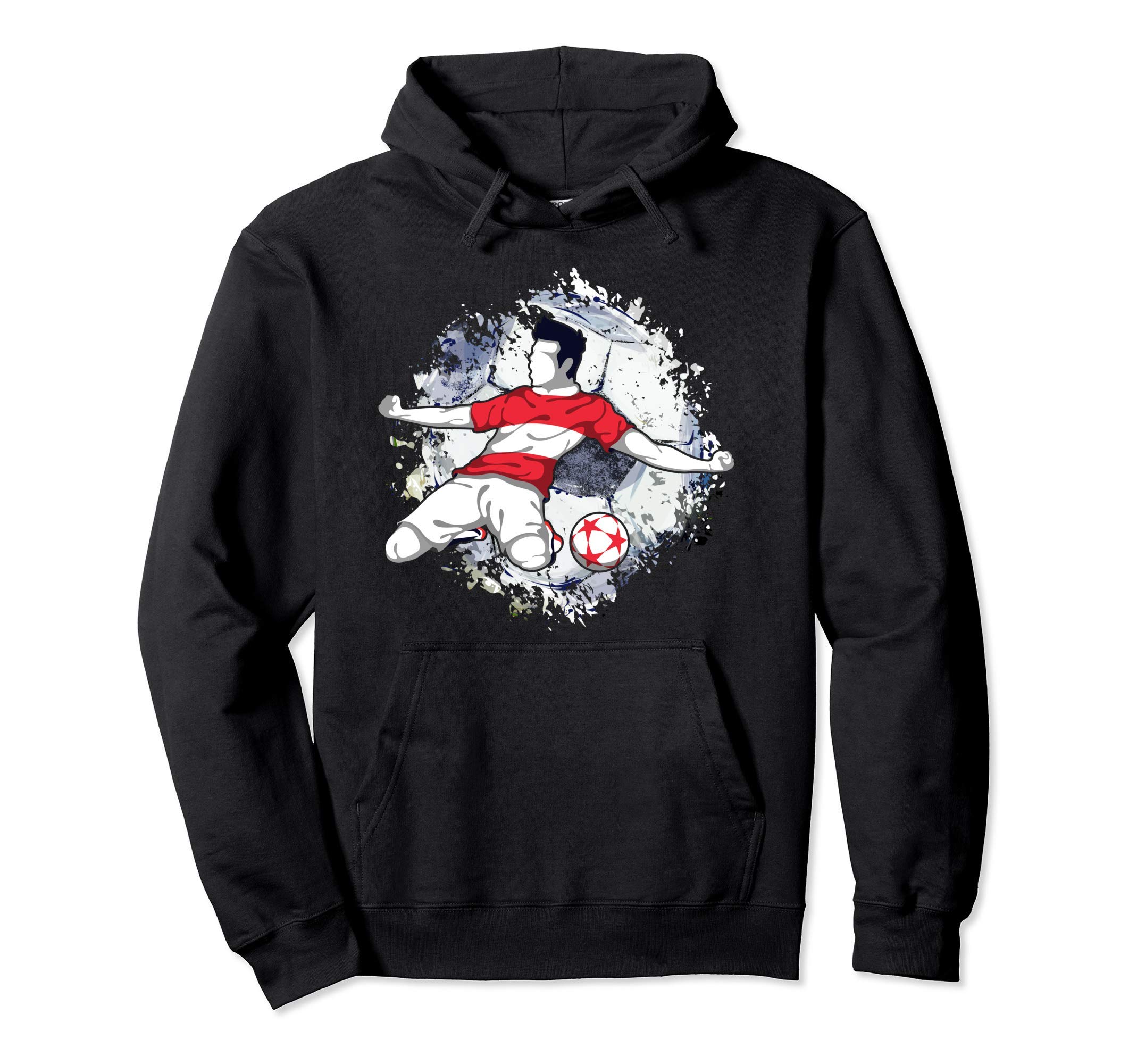 Austria Soccer Austrian National Flag Proud Football Striker Pullover Hoodie
