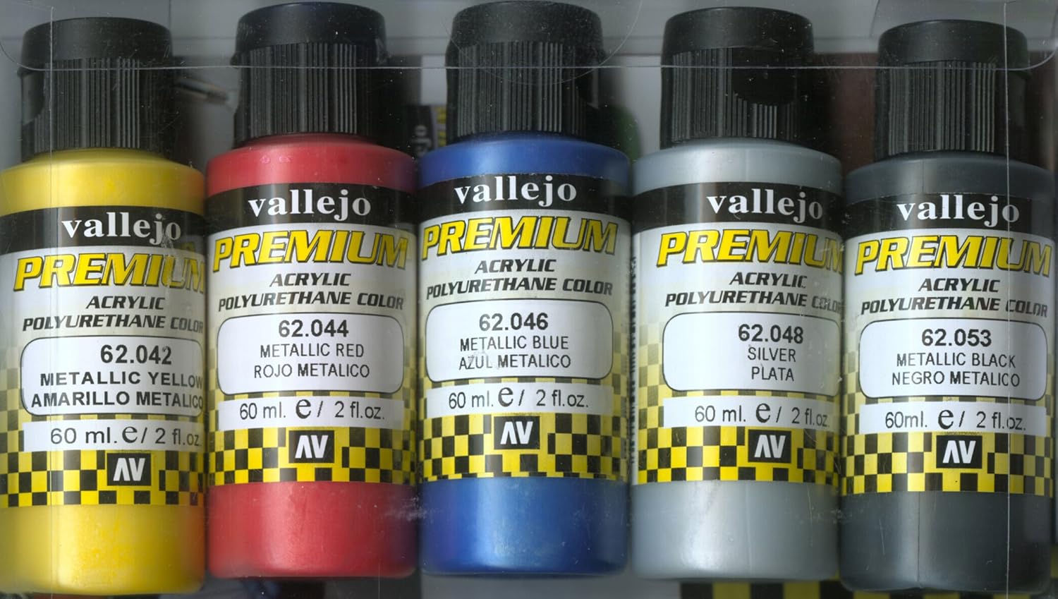 Vallejo Premium Color 60 ml Metallic Color Paint (Pack of 5) Amazon.co