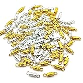 100Pcs Barrel Screw Clasps for Jewelry Making,Screw Twist Clasps Necklace Bracelet Clasp for Jewelry Finding,DIY Necklace Bracelet Supplies