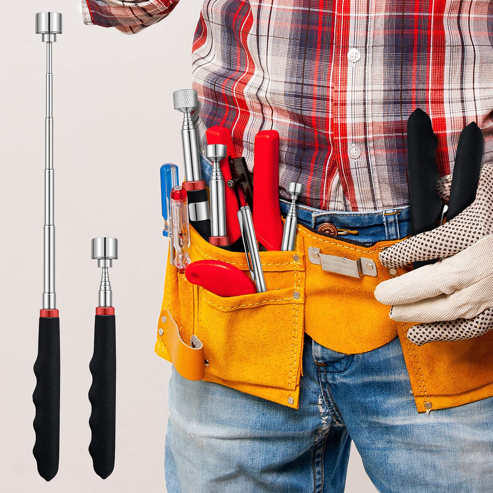 Mua 6 Pieces Telescoping Magnet Tools, Extendable Telescopic Magnetic ...