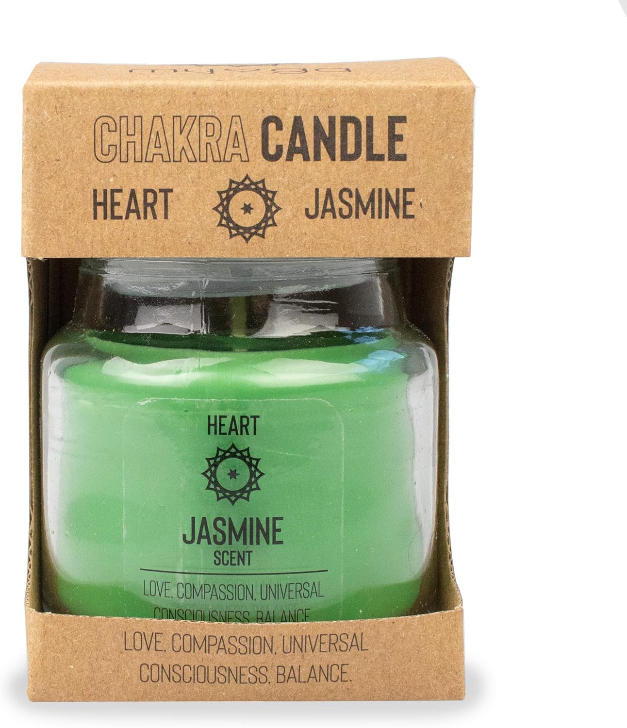 Myga Scented Candle, Heart Chakra Candle with Soy Wax & Essential Oil Blend, 100% Vegan and Eco-Friendly - Image 5