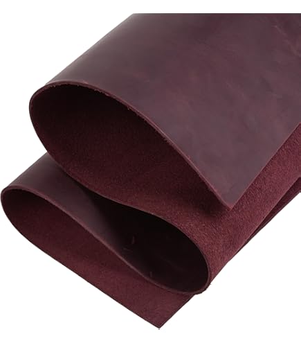 The Tannery Cuir Véritable Buffle Pleine Fleur 12x12 Pouces - Cuir Pour Artisanat, Décoration Et Couture