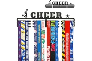 Miayork Medal Hanger Display, Newly Medal Holder Display Hanger Rack Frame - Sturdy Race Medal Display Wall Mount Medals Easy to Install