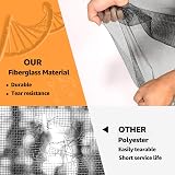 BRO Fly Mosquito Net 120x250cm High-Density DIY Mesh Screen Grey view 2