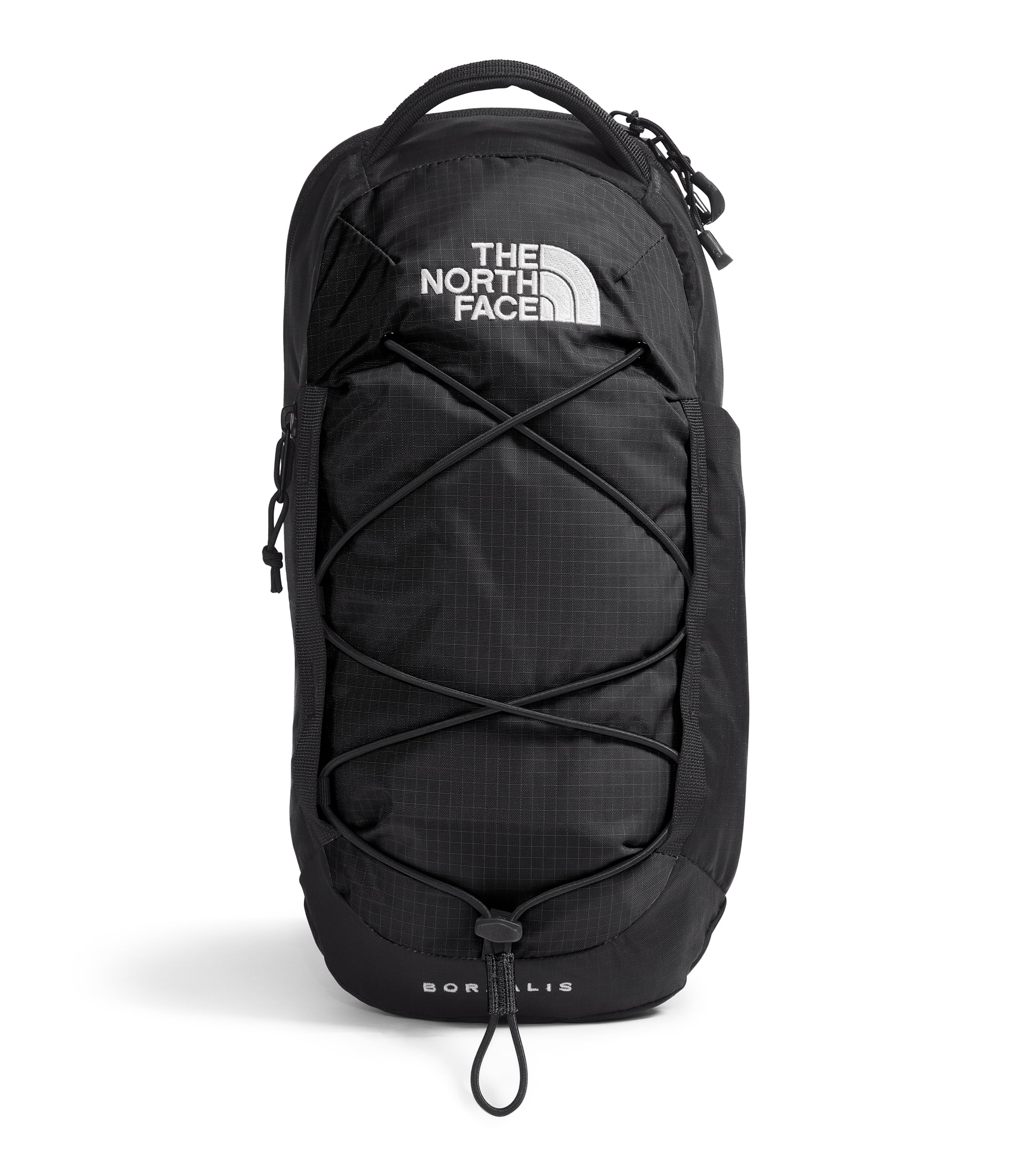 Photo 1 of ***FRONT STRAPS SOME BROKEN ***THE NORTH FACE Borealis Sling Bag | Crossbody Bag with Water Repellent Finish, Adjustable Strap, Multiple Compartments, Tablet Sleeve, TNF Black/TNF White-NPF, One Size