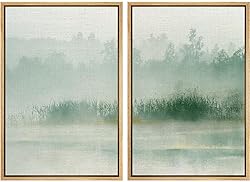 MUDECOR Framed Canvas Print Wall Art Set Monochrome