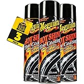 Meguiar's Hot Shine High Gloss Tire Coating, 15 Oz, 3 Pack | Get Long-Lasting Tire Protection and Glossy Tires with a Wet Look Shine