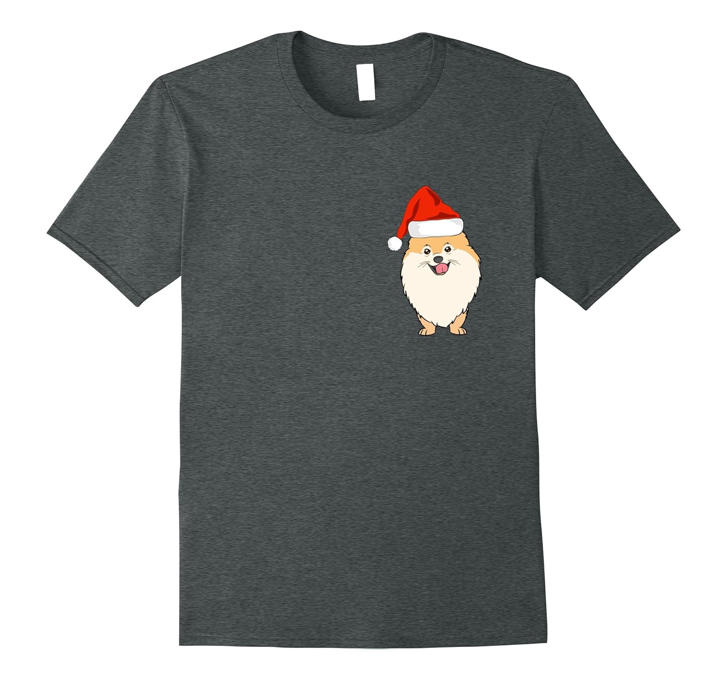 Pomeranian in Santa Hat - Christmas Shirt-ANZ