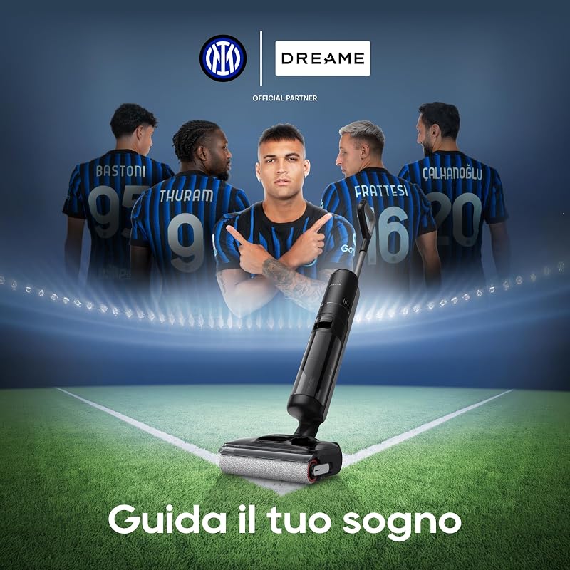 H12 Pro FlexReach Aspirapolvere Lavapavimenti, Design Piatto a 180°