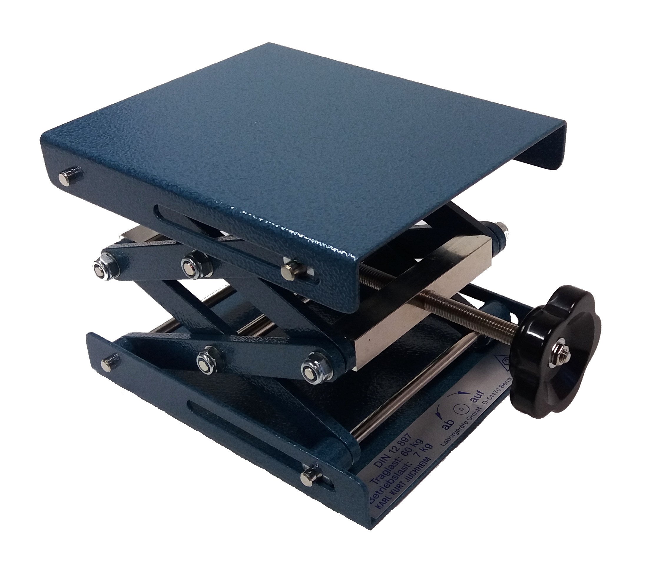 Neolab Electric 1707 Lab Polishing Pad Lift, Light Powder Coated Hammered Metal Steel 160 mm x 130 mm