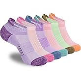 ATBITER Womens Ankle Socks 6 Pairs Cushioned Running Athletic No Show Socks With Tab