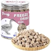 PAWUP Freeze Dried Cat Treats, Duck Breast, Single Ingredient, 4.6oz | Cat Food Toppers, High Protein, Low Fat, Natural, Healthy, Rawhide Free, Gluten&amp;Grain Free