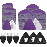 AMZWEI Upgraded 266CS Zirconia Oscillating Tool Sanding Kit | 3 Triangle/Finger Sanding Pads, 260 Detail Sandpapers, Corner Wood Plaster Sanding, Compatible with Dewalt, Milwaukee, Ryobi