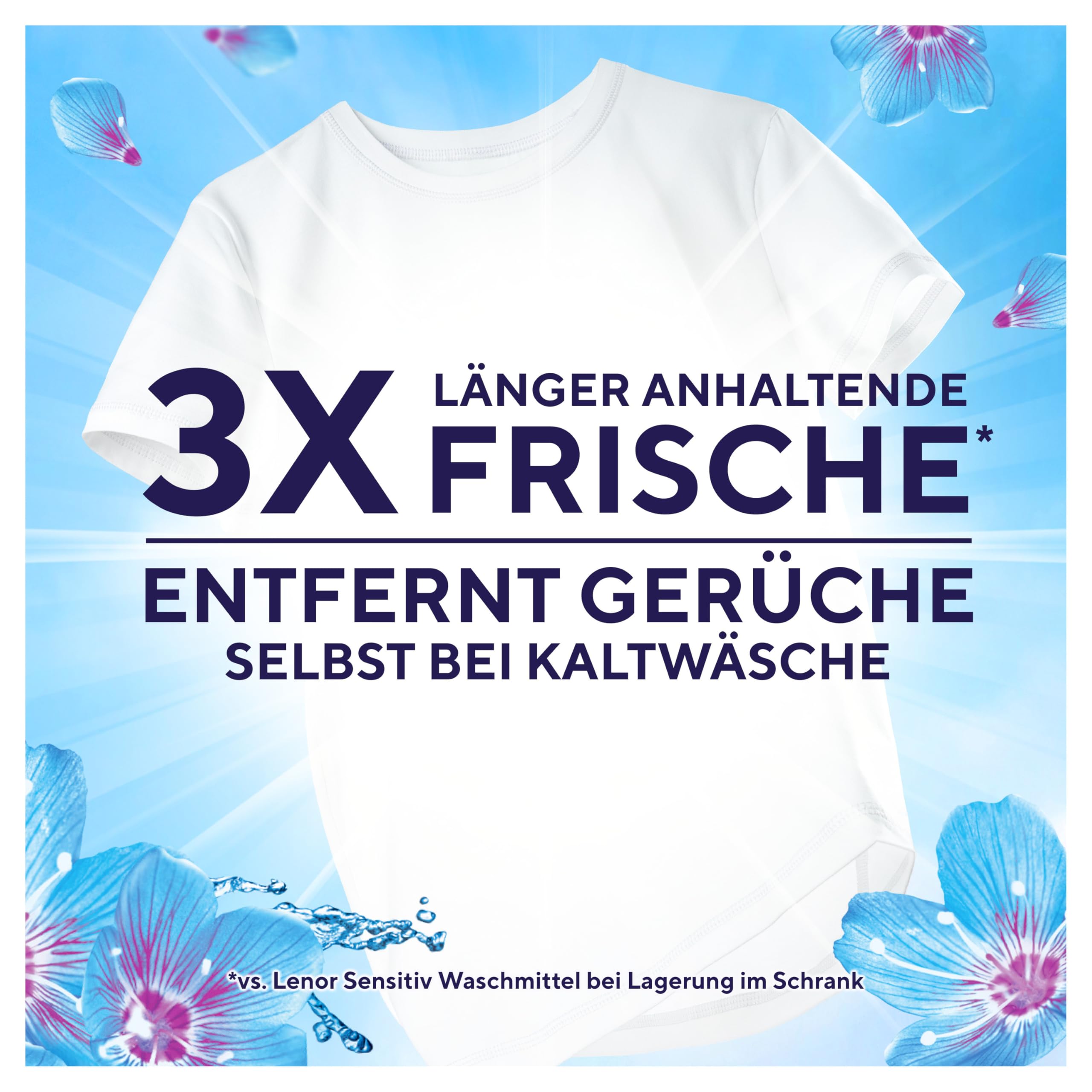 Lenor Waschmittel Pods, 100 Waschladungen, Aprilfrisch, Vollwaschmittel, Langanhaltende Frische & Geruchsentfernung Bei Kaltwäsche 3