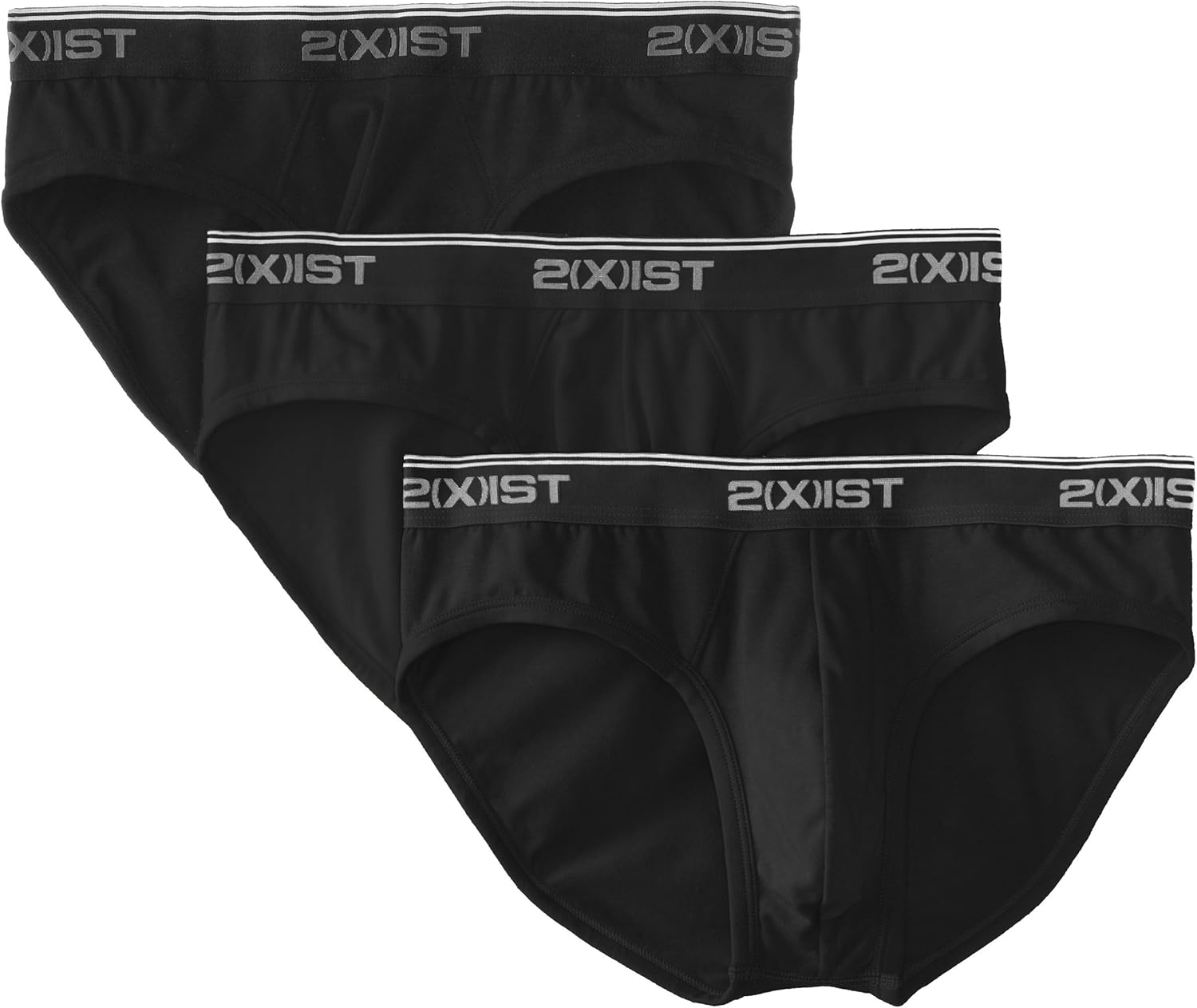 2(X)IST Men's Cotton Stretch No Show Brief 3-Pack at  Men’s Clothing store