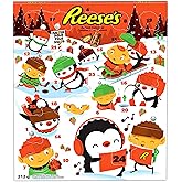 Reese's Peanut Butter & Milk Chocolate Advent Calendar 2025 - Christmas & Holiday Chocolate, Assorted Candy for Christmas, 21