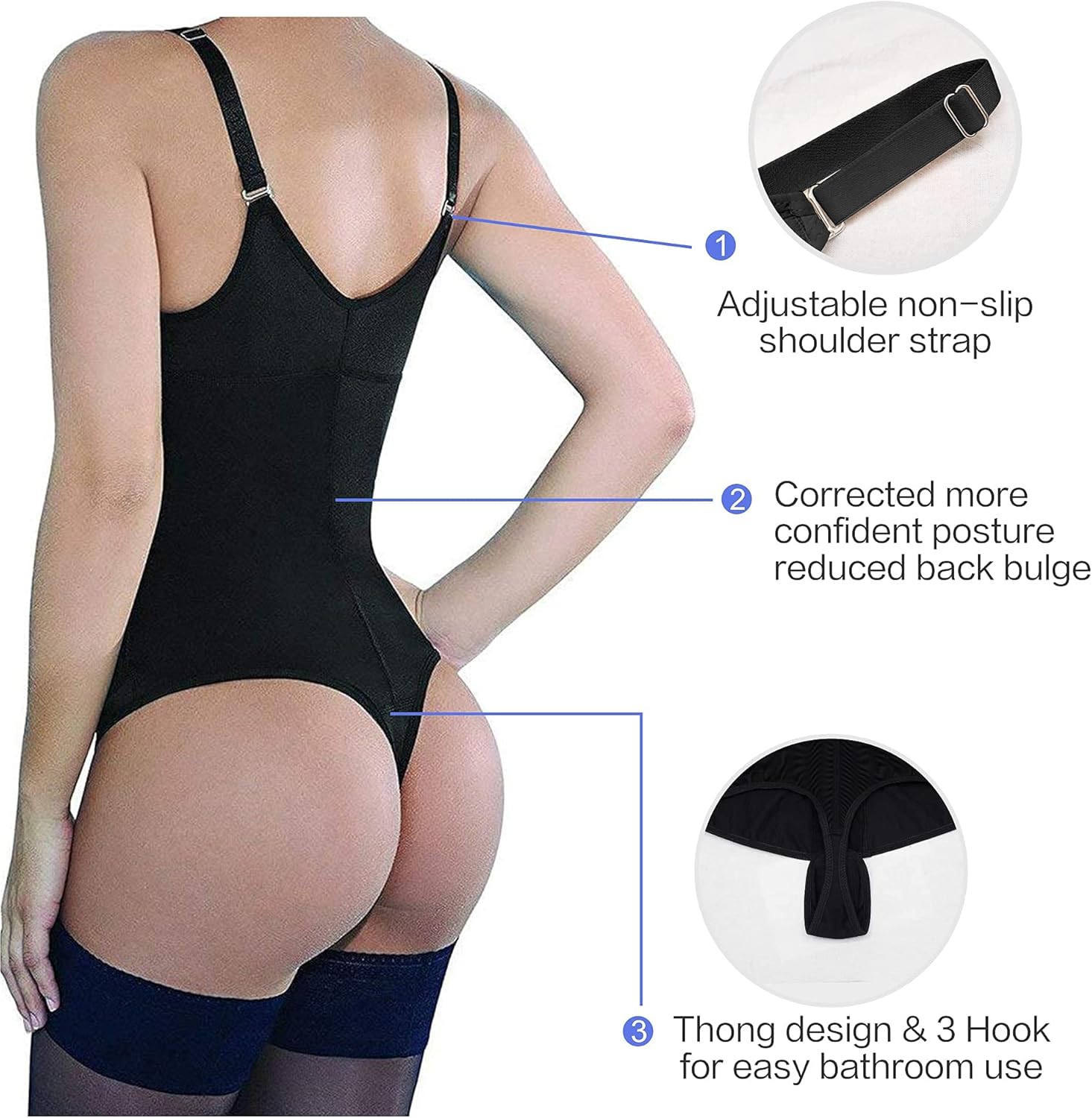 SHAPERX Women Shapewear Tummy Control Fajas Colombianas Open Bust Bodysuit Slimmer Body Shaper at  Women’s Clothing store