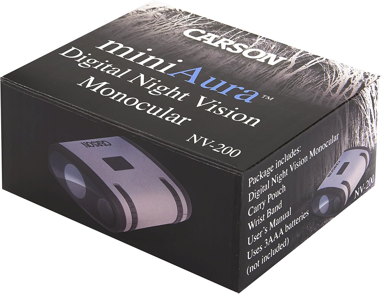 Carson MiniAura Digital Night Vision Monocular (NV-200): Sports & Outdoors