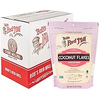 Bob's Red Mill Flaked Coconut (Unsweetened), 10 Ounce (Pack of 4)