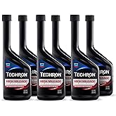 Chevron Techron High Mileage Fuel System Cleaner, 12 oz, Pack of 6