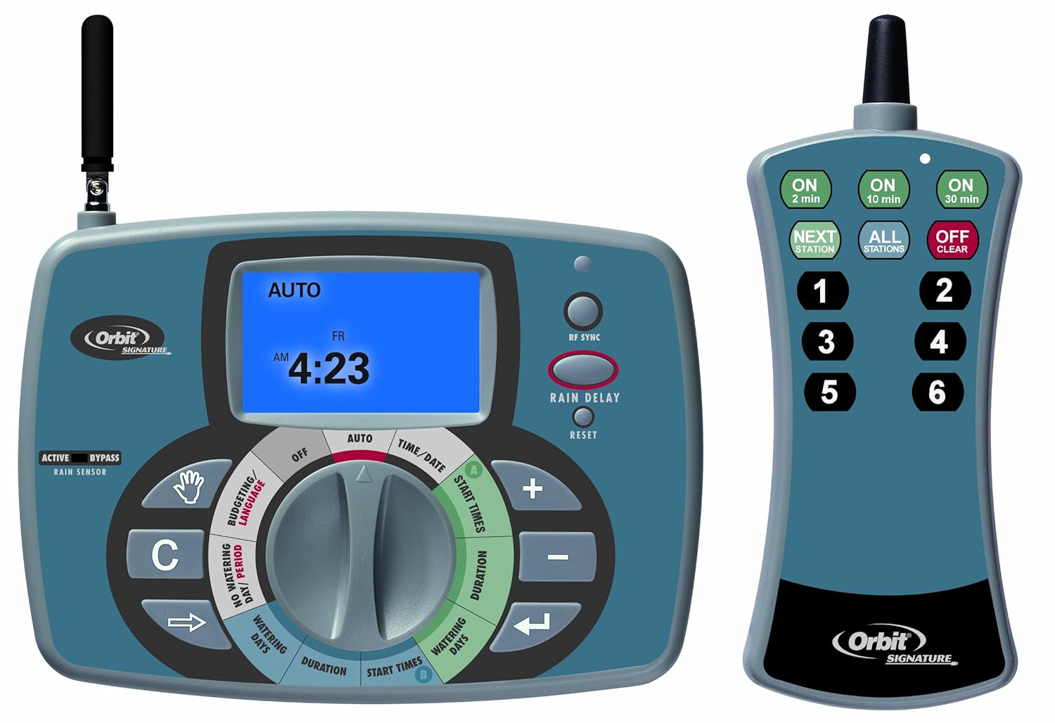 Orbit WaterMaster 91926 6 Station Sprinkler System Timer with Remote