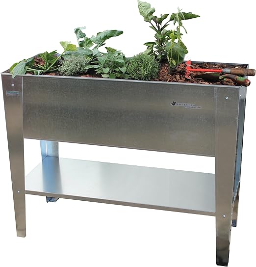 Geiger Metallbau BioDesign Hochbeet Palatino 100x40x80 cm mit Extra