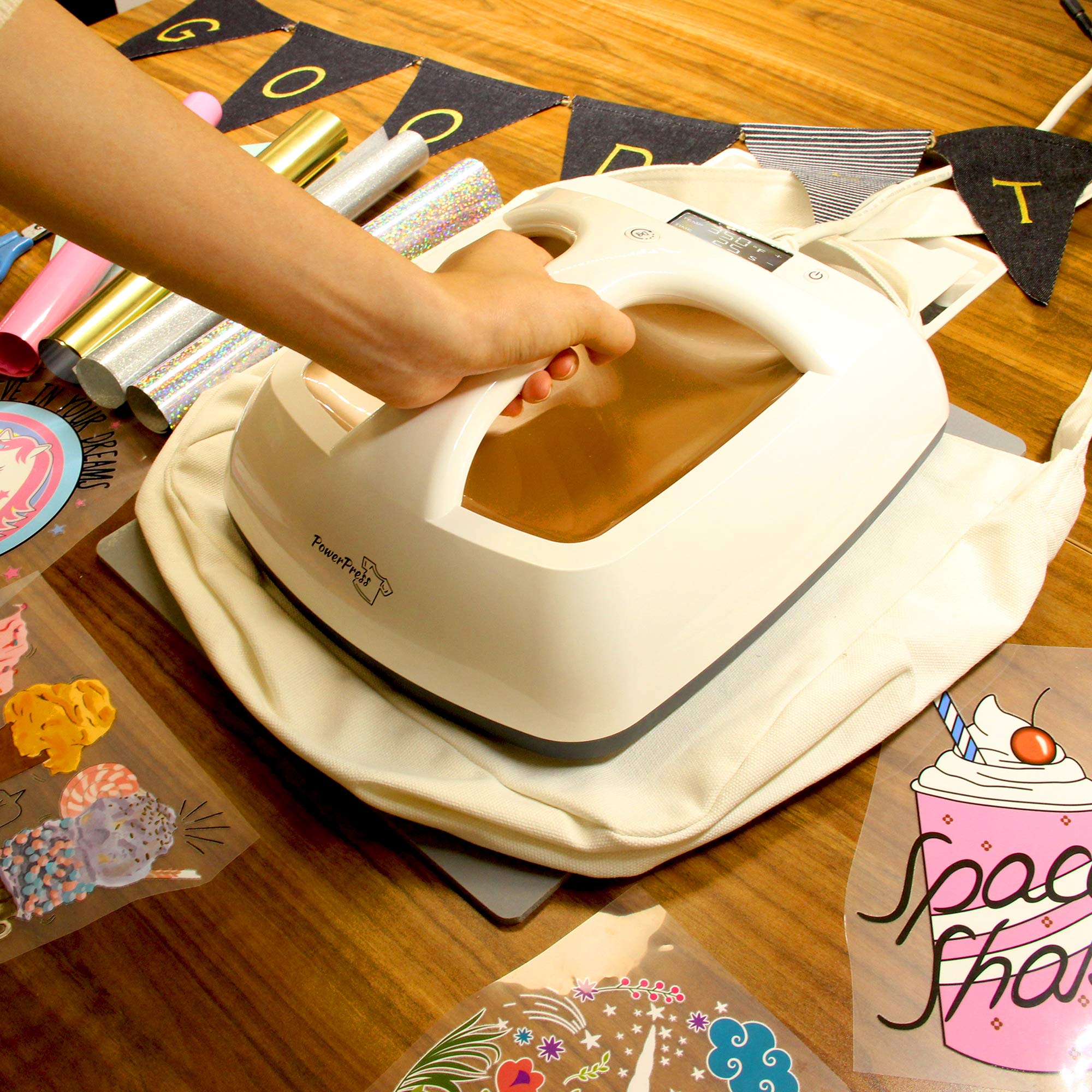 PowerPressIndustrialQualityDigitalSublimationTShirtHeatPress