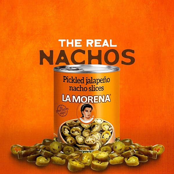 LA MORENA NACHO SLICES PICKLED JALAPENO PEPPERS 28 OZ (SINGLE)