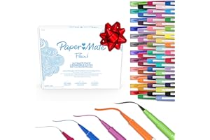 Paper Mate Flair Felt Tip Pens Ultimate Pack, Features 5 Different Types of Pens, Assorted Colors, 60 Count - Creative Fun, Classroom Essentials, Teacher Supplies, Arts & Crafts