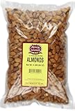 Spicy World Almonds Whole (Natural and Raw), 4 Pound