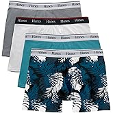 Hanes Mens Hanes Originals Men's Trunk Briefs, Stretch Cotton Moisture-Wicking Underwear, Modern Fit Low RiseTrunks