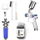 CERAKOTE C-Series Graphite Black Project Kit, 4 oz, C-102 | 4 oz Graphite Black project kit with everything needed to spray; air-cure coating requires no oven or catalyst
