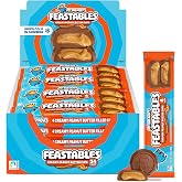 MrBeast Feastables Peanut Butter Cups Milk Chocolate, 24 Count, 2-Cup Packs | Fairtrade cocoa, Neighborhood Trick or Treat Halloween candy, Bulk pack, No Additives, Party snacks, Ships cold