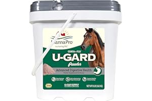 MANNA PRO Corta-Flx U-Gard Powder - Equine Digestive Supplement to Maintain Gastric Health - Helps Prevent Ulcer Formation - 8 LB