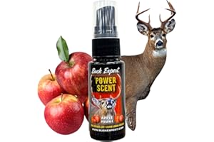 Buck Expert Power Scent Apple – Long Distance Deer Lure Spray – Curiosity Attractant with Irresistible Apple Aroma – 25 ml / 