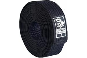 RING PRO Karate Belt Polycotton Martial Arts Belt for Karate Taekwondo Judo Aikido Durable Kids and Adults Belt