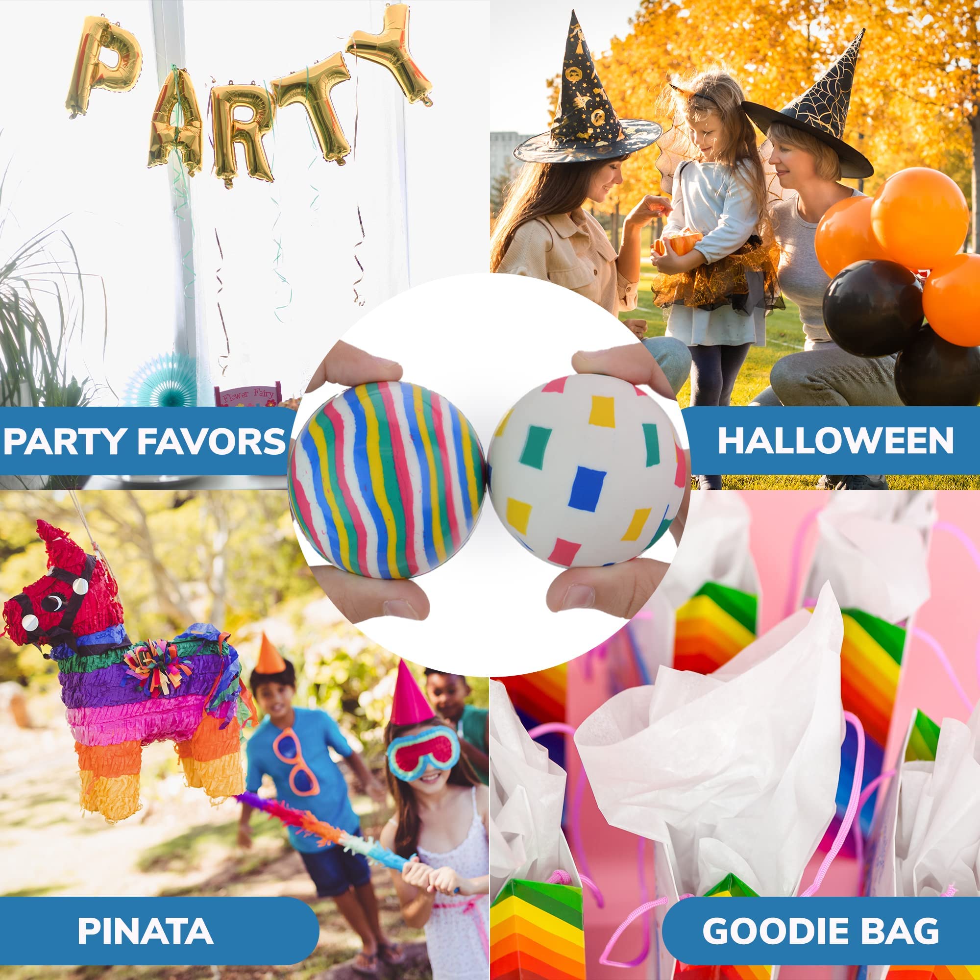 Entervending Mixed Bounce Balls - 60 mm