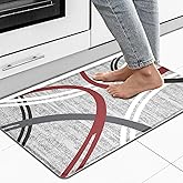 Artnice Kitchen Mats for Floor, Modern Abstract Kitchen Rugs, Non Slip Anti Fatigue Mats, Waterproof Cushioned Comfort Standing Desk Mat for Office, Sink, Laundry, 17.5