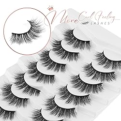 Onlyall Lashes Mink False Eyelashes Natural Wispy