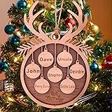 Personalized 2023 Christmas Ornaments, Customize