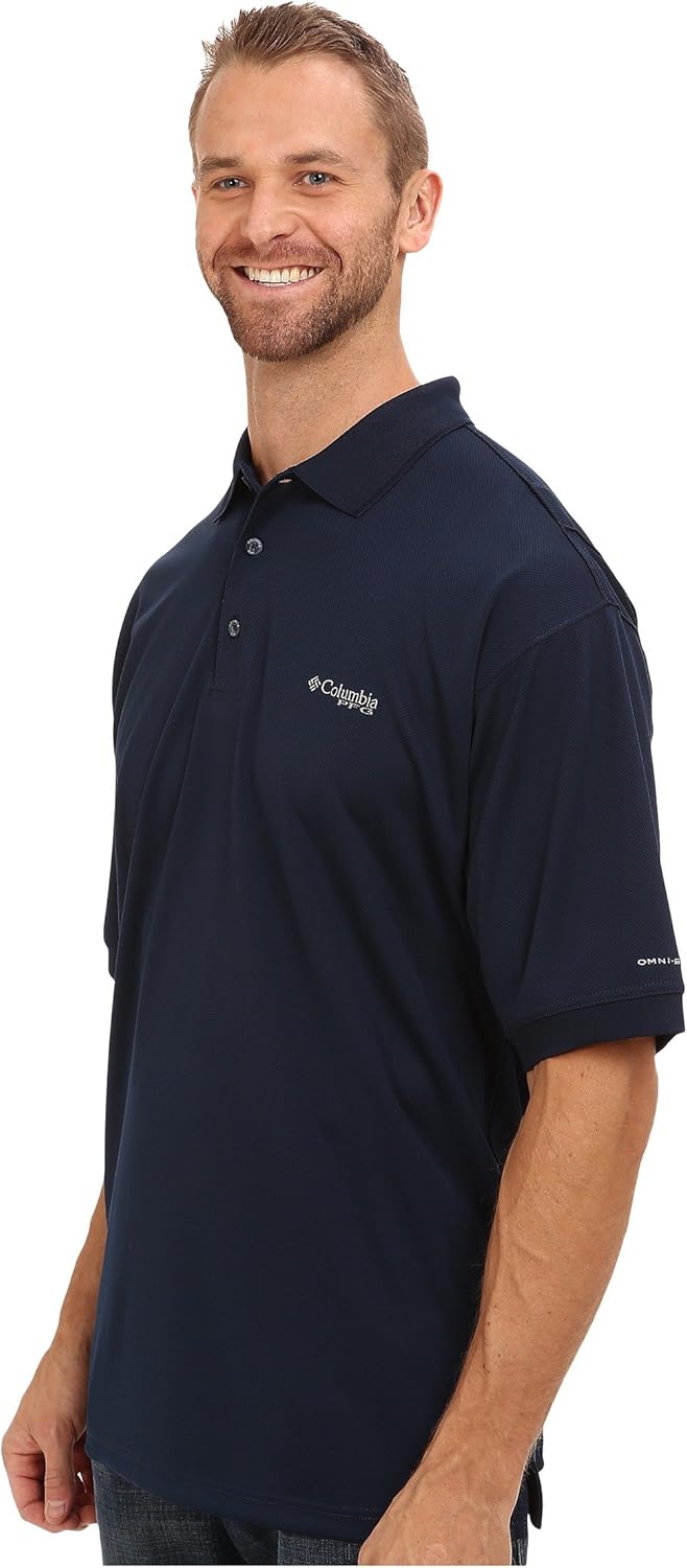 Columbia Mens PFG Perfect Cast Polo Shirt: Clothing