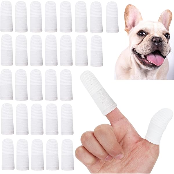 thumbnail image 2 of Clerance! 1Soft Finger Toothbrush Pet Dog Cat Dental Cleaning Care Brush Teeth 2 of 14