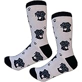 Black Labrador Retriever Dog Breed Socks Unisex Sock Daddy by E&S Pets